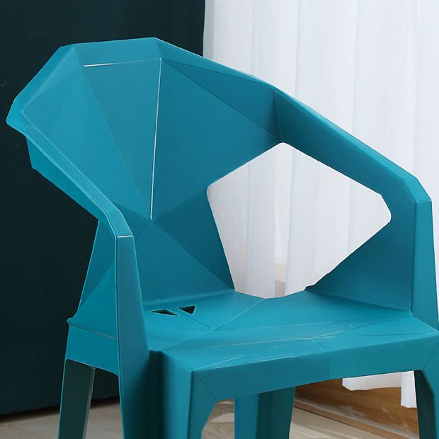 Modern Indoor Dining Arm Chairs Stackable Home Plastic Dining Armchair Clearhalo ' kitchen&dining_furn' 'Dining Chairs' 'Dining Tables & Seating' 'dining_chair' 'furn' 'furn_dining_chair' 'Furniture' 'furniture_dining_chair' 'Kitchen & Dining Furniture' 'kitchen' 1200x1200_9c8fda69-05f2-4e12-b51e-f90011dd0d08