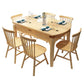 Minimalist Solid Wood Dining Room Set with Round Top and 4 Legs Base Formal Table Set Clearhalo 'Dining Room Sets' 'Dining Tables & Seating' 'dining_room_set' 'furn' 'furn_dining_room_set' 'Furniture' 'furniture_dining_room_set' 'Kitchen & Dining Furniture' 'kitchen&dining_furn' 'kitchen' 1200x1200_9c910238-cd4a-4880-8ebd-2f88f834e25e
