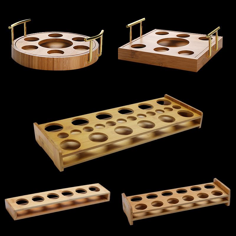 Porte-étapes de verre à vin moderne porte-tablette ou comptoir porte-vin en stand de comptoir.