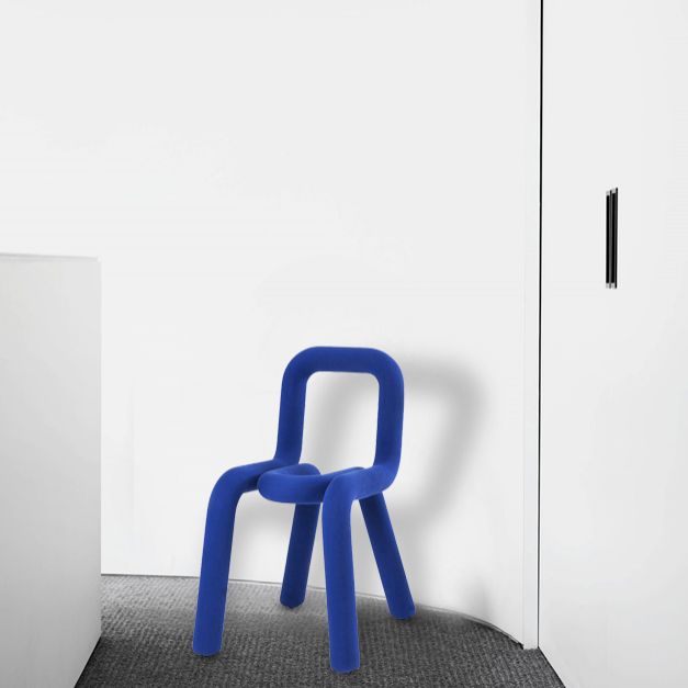 Contemporary Style Open Back Chair Velvet Dining Side Chair for Indoor Clearhalo 'Dining Chairs' 'Dining Tables & Seating' 'dining_chair' 'furn' 'furn_dining_chair' 'Furniture' 'Kitchen & Dining Furniture' 1200x1200_9c971283-be78-4284-9822-021c2b8b2fbb