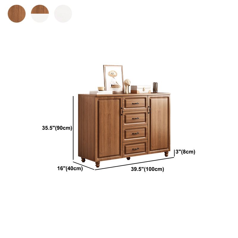Wood 2/1 - Door and 3/4 - Drawer Accent Cabinet, 16" Wide Accent Cabinet Clearhalo 'Cabinets & Chests' 'cabinets_chests' 'furn' 'furn_cabinets_chests' 'Furniture' 'Living Room Furniture' 1200x1200_9c99112c-69dd-402a-9e59-31aa2f1e3680