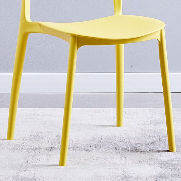Plastic Scandinavian Dining Kitchen Room Chair Open Back Side Chair Clearhalo 'Dining Chairs' 'Dining Tables & Seating' 'dining_chair' 'furn' 'furn_dining_chair' 'Furniture' 'furniture_dining_chair' 'Kitchen & Dining Furniture' 1200x1200_9c9b0547-dafd-4b3a-b489-5e93c01ec45a