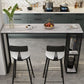 Modern Simple Counter Table 42-inch Height Artificial Marble Top Bar Table Clearhalo 'Bar Furniture' 'Bar Tables' 'bar_tables' 'furn' 'furn_bar_tables' 'Furniture' 'Kitchen & Dining Furniture' 1200x1200_9c9b85ef-7cd0-49ae-912b-60b85bcdfe80