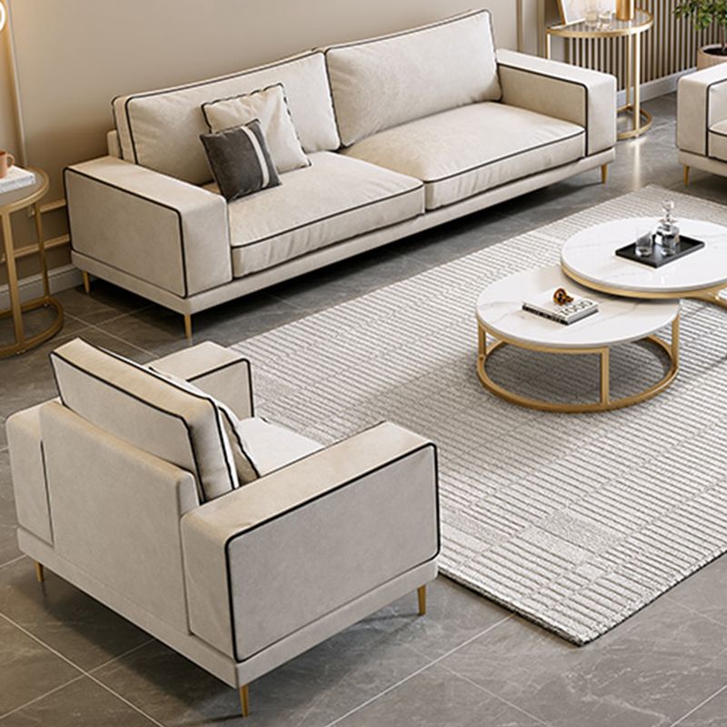 Salon de coussins standard de salon à couvert en housse stationnaire