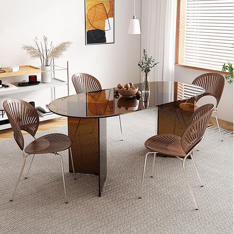 SECILTY STILE MOBILI DI VECOLO OVAL OVAL DOPPIO PEDESTALE PASSAGGIO TABELLO PER CASA