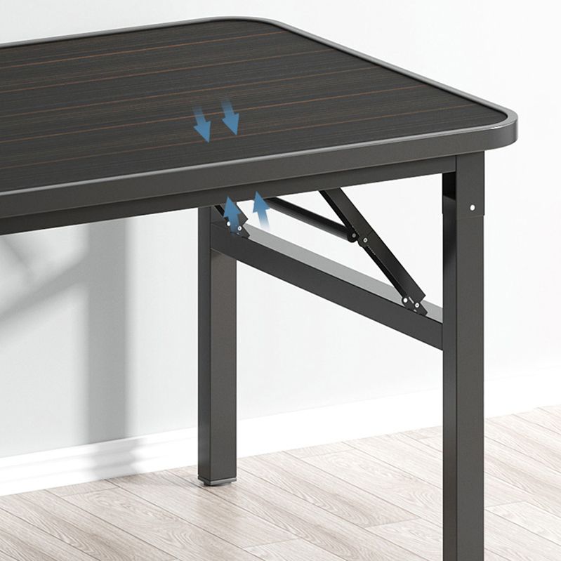 Bureau de bureau en métal moderne bureau rectangulaire pour usage domestique