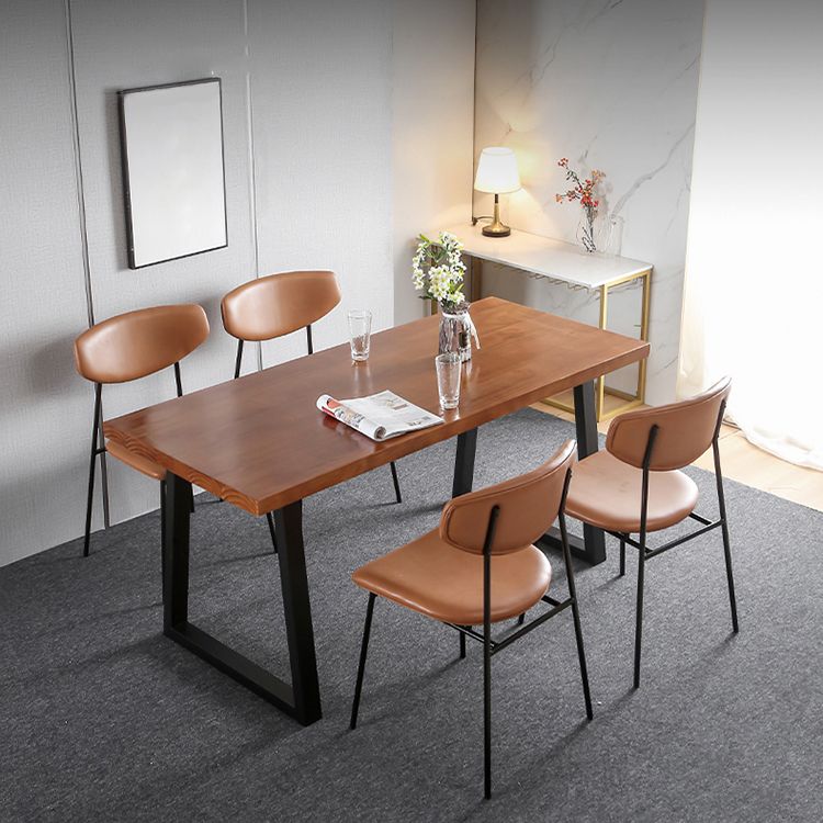 Industrial 1/2/3/5 Pieces Solid Wood Dining Set Dining Furniture Set /Separate Items Clearhalo 'Dining Room Sets' 'Dining Tables & Seating' 'dining_room_set' 'furn' 'furn_dining_room_set' 'Furniture' 'furniture_dining_room_set' 'Kitchen & Dining Furniture' 'kitchen&dining_furn' 'kitchen' 1200x1200_9ca1048b-0e35-4ef3-8eda-00767acc19bc