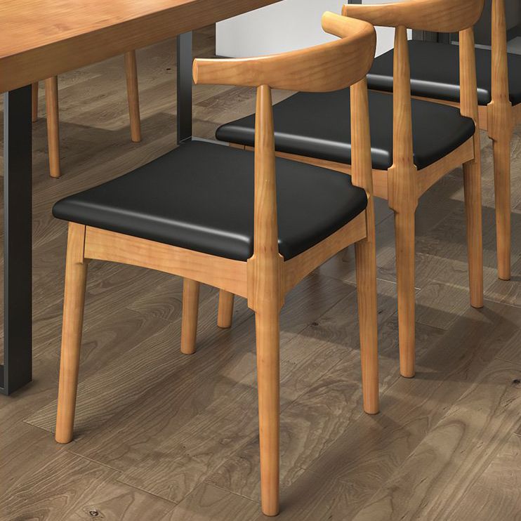 Industrial Dining Table Set 1/3/4/5/7 Pieces Solid Wood Top Table with Cow Horn Chairs Clearhalo 'Dining Room Sets' 'Dining Tables & Seating' 'dining_room_set' 'furn' 'furn_dining_room_set' 'Furniture' 'Kitchen & Dining Furniture' 1200x1200_9ca1d62a-57a4-48b9-992c-54de505e46a7