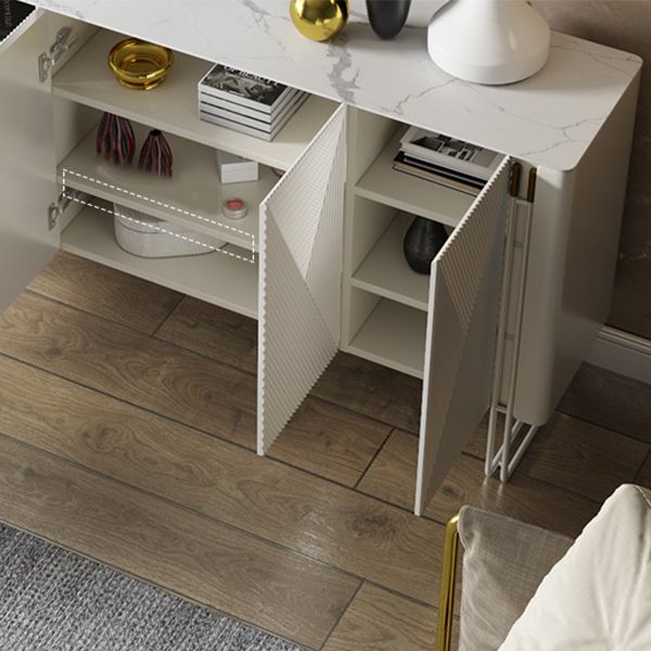 Cuffet da pranzo in pietra moderna e contemporanea con armadi