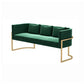 Smoking -Arm -Sofa 24,80 "W x 28,35" H Velvet Sofa Standard -Sofa