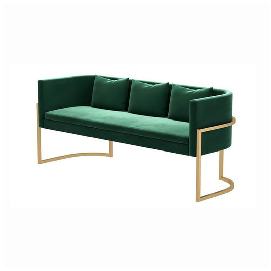 Smoking -Arm -Sofa 24,80 "W x 28,35" H Velvet Sofa Standard -Sofa