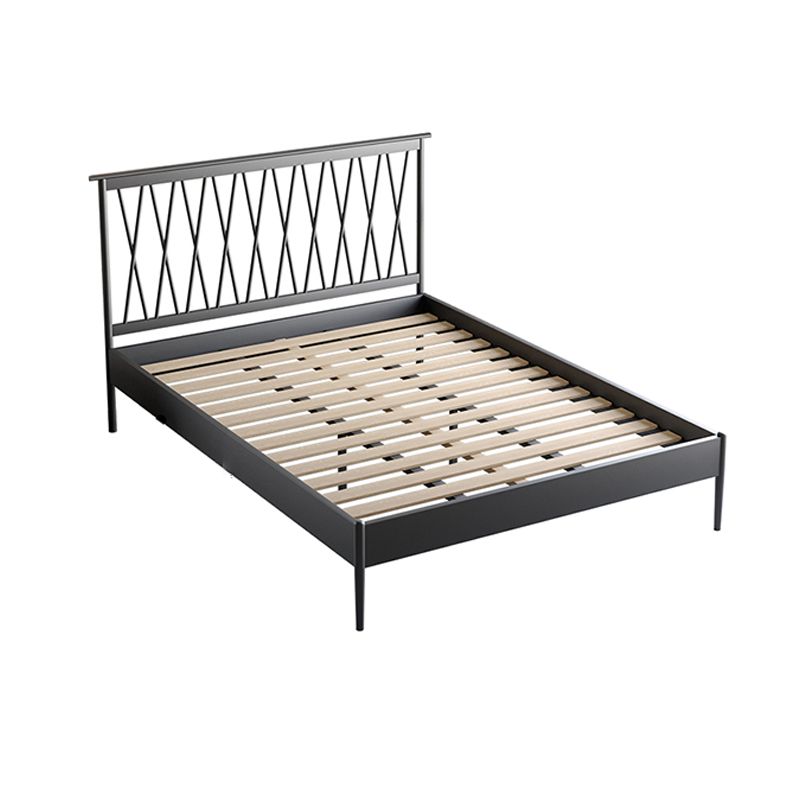 47,24 "Höhen Metallrahmen Standardbett mit Rechteck Open-Frame-Kopfteil