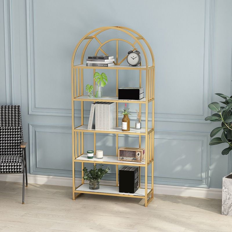 70.9" H X 11.8" W Modern Book Shelf Metal Open Bookcase for Home Office