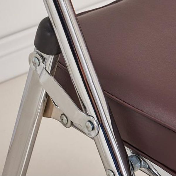 Contemporary Side Chair Metal Home Armless Upholstery Open Back Dining Side Chair Clearhalo ' kitchen&dining_furn' 'Dining Chairs' 'Dining Tables & Seating' 'dining_chair' 'furn' 'furn_dining_chair' 'Furniture' 'furniture_dining_chair' 'Kitchen & Dining Furniture' 'kitchen' 1200x1200_9ca7279b-895d-4d84-b347-fa1c79a4ee4a