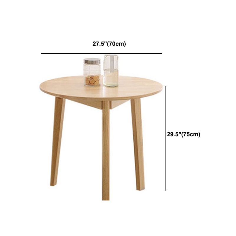 Modern Brown in Pine Dinning Table Round Dining Table for Kitchen Clearhalo 'Dining Tables & Seating' 'Dining Tables' 'dining_table' 'furn' 'furn_dining_table' 'Furniture' 'Kitchen & Dining Furniture' 1200x1200_9ca8b08f-09a6-4173-a16e-d212ae81a878