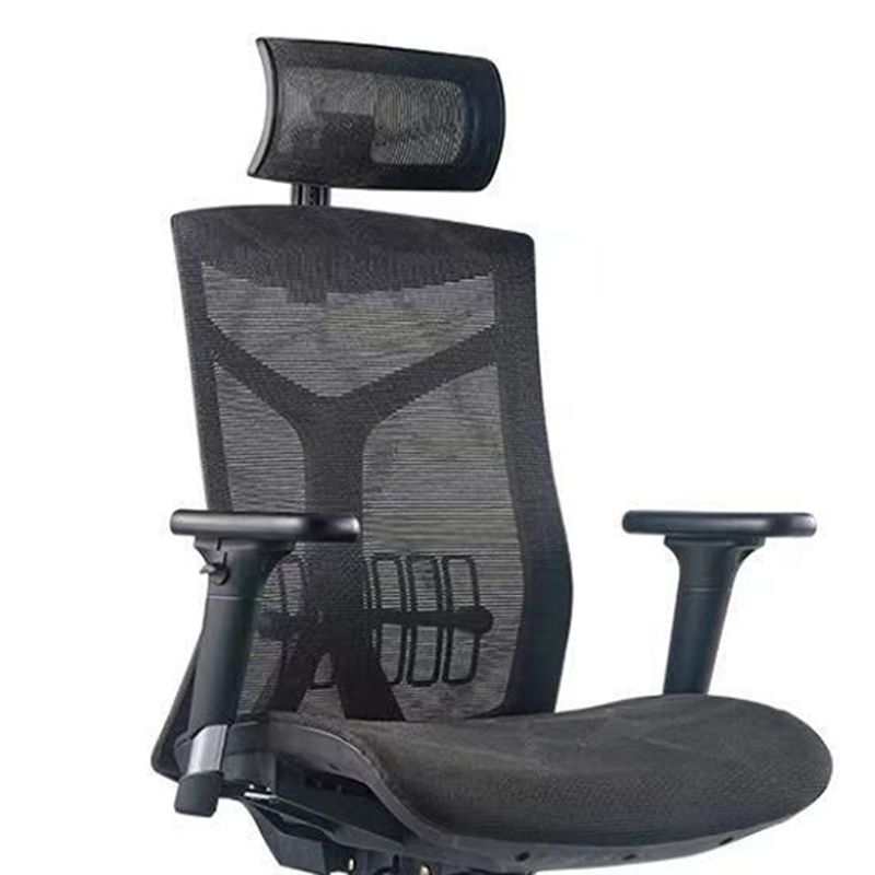 Moderner Schreibtischstuhl Mesh Computerstuhl in Rot/Schwarz/Grau-Hochverdachsstuhl mit Rädern