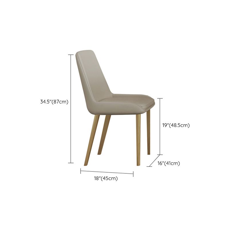 Glam Dining Table Set 1/5/7 Pcs Sintered Stone and Metal Dining Table with Armless Chairs Clearhalo 'Dining Room Sets' 'Dining Tables & Seating' 'dining_room_set' 'furn' 'furn_dining_room_set' 'Furniture' 'Kitchen & Dining Furniture' 1200x1200_9cabb1e8-e8b1-4796-803c-491b6b65eb99