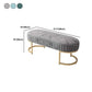 15.7" W Upholstered Ottoman Bench Glam Cushioned Seating Bench Clearhalo 'Benches' 'Chairs & Seating' 'furn' 'furn_benches' 'Furniture' 'Living Room Furniture' 1200x1200_9cae0581-004b-4d31-bb5e-d978d6239a3e