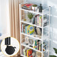 Open Etagere Bookshelf Contemporary Vertical Bookshelf with Caster Wheels Clearhalo 'Bookcases' 'furn' 'furn_bookcases' 'Furniture' 'furniture_bookcases' 'kitchen' 'kitchen_bookcases' 'Living Room Furniture' 'Office Furniture' 1200x1200_9cae3807-4c96-41f5-8457-7425a127e7ad
