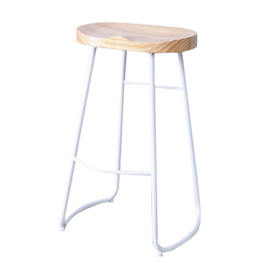 Tabourets de bar à jambes en métal contemporain chaise de comptoir de salon