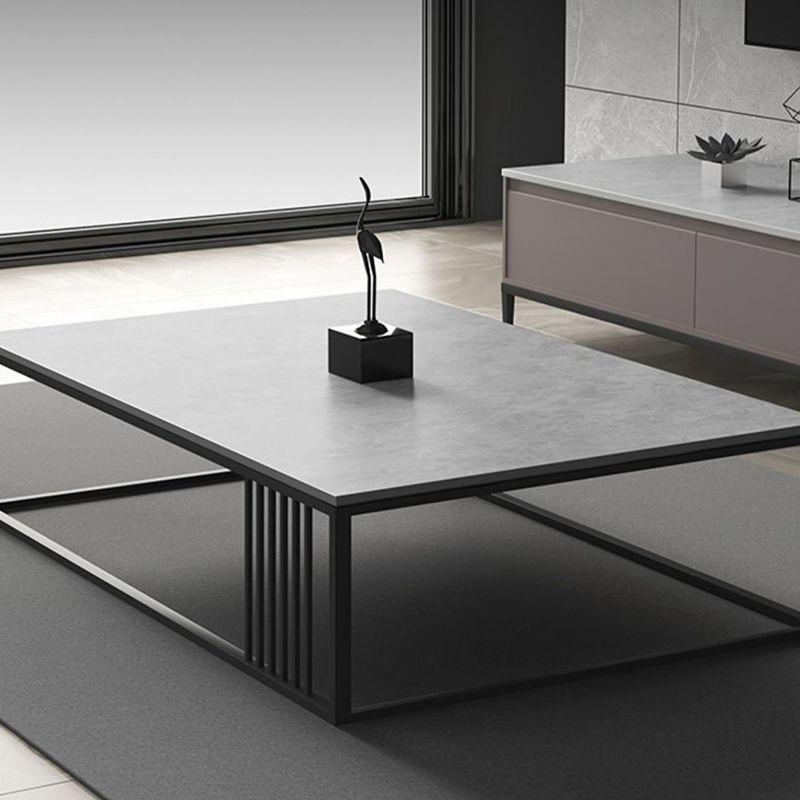 Slate Rectangular Coffee Table Frame 1 Coffee Table Minimalist