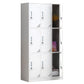 Modern & Contemporary Cabinet for Bathroom Grey Metal Storage Cabinet Clearhalo 'Armoires & Wardrobes' 'armoires_wardrobes' 'Bedroom Furniture' 'furn' 'furn_armoires_wardrobes' 'Furniture' 1200x1200_9caf690d-0032-41c7-b9fc-c7da8df52d53