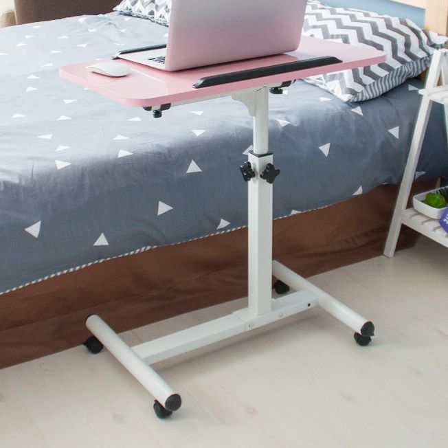 Convertitore in piedi curvo convertitore scrivania in legno fabbricato scrivania regolabile, 23,6 "l x 15,7" w