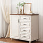 White Wood Accent Cabinet with Drawers 15.74" Wide Modern Standard Side Cabinet Clearhalo 'Cabinets & Chests' 'cabinets_chests' 'furn' 'furn_cabinets_chests' 'Furniture' 'Living Room Furniture' 1200x1200_9cb72ab4-4d98-4ab6-9188-3345caaebc72
