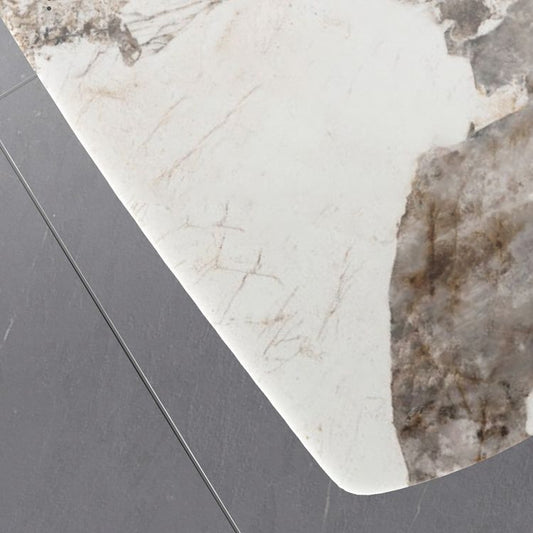 Designer Style 1/2/3 Pieces Dining Set Sintered Stone Dining Table with Leather Chairs Clearhalo 'Dining Room Sets' 'Dining Tables & Seating' 'dining_room_set' 'furn' 'furn_dining_room_set' 'Furniture' 'furniture_dining_room_set' 'Kitchen & Dining Furniture' 1200x1200_9cbb33fc-3f47-4f0f-a4bf-87844d8d46bf