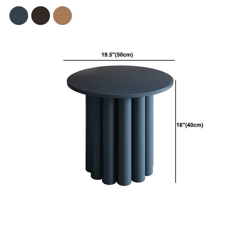 Piedistal Base Design rotondo tavolino in legno moderno tavolino