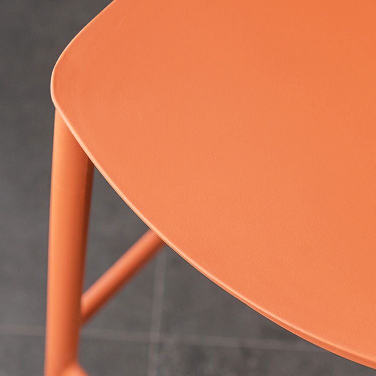Nordic Stackable Bar-stool Plastic Counter Bar Stool with Plastic Legs for Home Clearhalo 'Bar Furniture' 'Bar Stools' 'bar_stools' 'furn' 'furn_bar_stools' 'Furniture' 'furniture_bar_stools' 'Kitchen & Dining Furniture' 1200x1200_9cc150c4-3ab4-4c80-865a-a2a22ef6b2f7