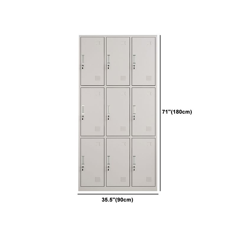 Eigentijdse scharnierende garderobe armoire metalen garderobe kast voor thuis