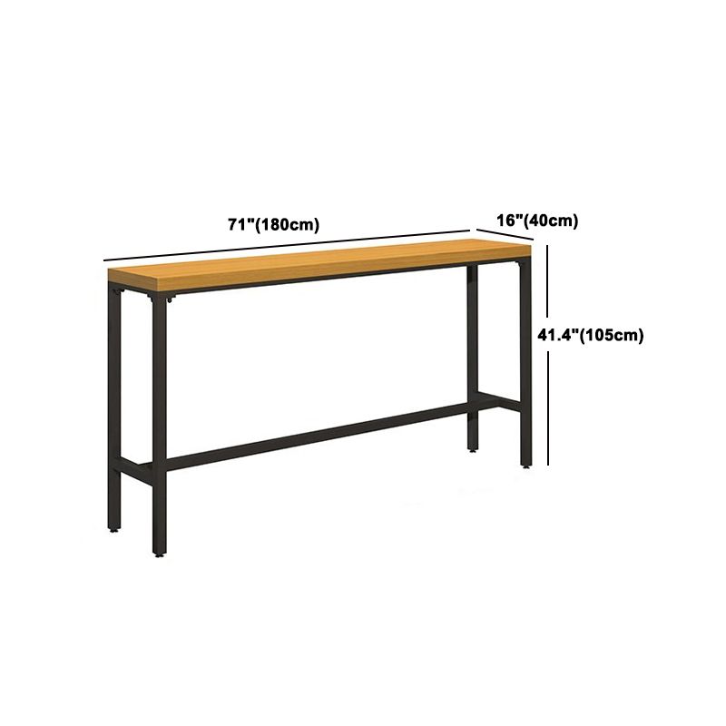 Industrial 1/6/11 Pieces Bar Table Set Rectangle Pine Wood Counter Table for Dining Room Clearhalo 'Bar Furniture' 'furn' 'furn_home_bar_bar_sets' 'Furniture' 'Home Bars & Bar Sets' 'home_bar_bar_sets' 'Kitchen & Dining Furniture' 1200x1200_9cc2c675-c32d-4102-a0d5-bb8defd553e0