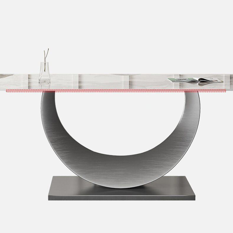 1/2/4/5/6/7/8 Pieces Dining Chair Set Sintered Stone Dining Room Set with Pedestal Base Clearhalo 'Dining Room Sets' 'Dining Tables & Seating' 'dining_room_set' 'furn' 'furn_dining_room_set' 'Furniture' 'furniture_dining_room_set' 'Kitchen & Dining Furniture' 1200x1200_9cc76589-cb1d-4aaf-9d51-ad00b8b644fc