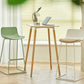 Nordic Style Indoor Backrest Counter High Stool with Metal Base Clearhalo 'Bar Furniture' 'Bar Stools' 'bar_stools' 'furn' 'furn_bar_stools' 'Furniture' 'Kitchen & Dining Furniture' 1200x1200_9cc87d08-b53f-4abb-9208-2af92ce98f60