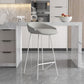 Modern Backrest Armless Counter Stool Iron Bar Stool with Leather Cushion Clearhalo 'Bar Furniture' 'Bar Stools' 'bar_stools' 'furn' 'furn_bar_stools' 'Furniture' 'Kitchen & Dining Furniture' 1200x1200_9cc89331-00a9-49e3-bacf-fb9b947a9f54