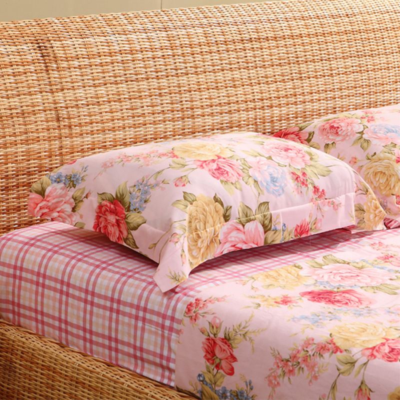 Tropical Rattan Standard Bed Brown 37.40" High Bed with Headboard Clearhalo 'Bedroom Furniture' 'Beds' 'furn' 'furn_beds' 'Furniture' 1200x1200_9ccb9969-bf72-42c7-ac93-68745972e2fb