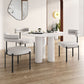Round Dining Table Stone Top Dining Table with MDF Base for Dining Room Clearhalo 'Dining Tables & Seating' 'Dining Tables' 'dining_table' 'furn' 'furn_dining_table' 'Furniture' 'furniture_dining_table' 'Kitchen & Dining Furniture' 'kitchen' 'kitchen_dining_table' 1200x1200_9cd2847e-092b-4e8e-a446-4ffe5394e593