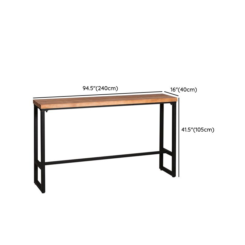Contemporary Rectangle Bar Set 1/4/7 Pieces Solid Wood Pub Dining Set for Dining Room Clearhalo 'Bar Furniture' 'furn' 'furn_home_bar_bar_sets' 'Furniture' 'Home Bars & Bar Sets' 'home_bar_bar_sets' 'Kitchen & Dining Furniture' 1200x1200_9cd43cff-d7e2-4078-b904-bcd423a7754e
