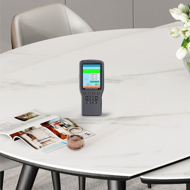 Mesa de comedor sencilla y moderna, mesa de comedor de piedra sinterizada con base de madera