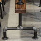 Wood Top Water Pipe Frame Counter Table Industrial 42-inch Height Table for Dinning Room Clearhalo 'Bar Furniture' 'Bar Tables' 'bar_tables' 'furn' 'furn_bar_tables' 'Furniture' 'furniture_bar_tables' 'Kitchen & Dining Furniture' 1200x1200_9cd6d582-0ab4-4024-90ac-6ecb2ed03f73