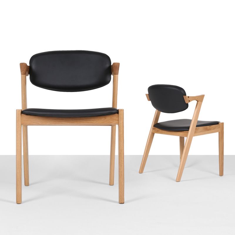 Traditional Dining Accent Chair Open Back Dining Room Chair for Home Clearhalo 'Dining Chairs' 'Dining Tables & Seating' 'dining_chair' 'furn' 'furn_dining_chair' 'Furniture' 'Kitchen & Dining Furniture' 1200x1200_9cd94ae6-c727-490b-89a7-80819333ebf3