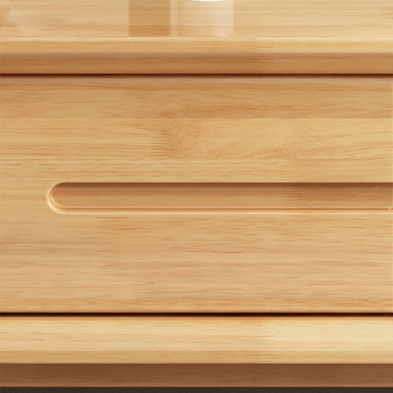 Contemporary Solid Wood TV Console 2-open Shelf TV Stand with Drawers Clearhalo 'furn' 'furn_tv_stands_entertainment_centers' 'Furniture' 'Living Room Furniture' 'TV Stands & Entertainment Centers' 'TV Stands & Media Storage Furniture' 'tv_stands_entertainment_centers' 1200x1200_9cdacfe7-0d3c-4b24-ab85-edf1798aca4c