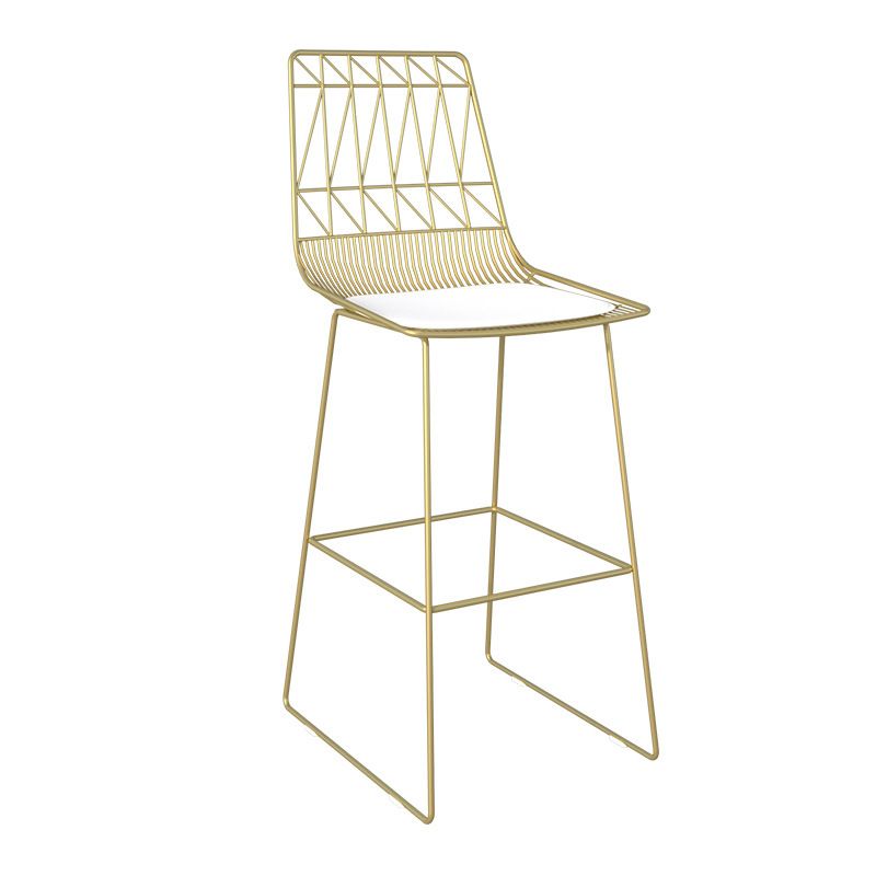Modern Counter Bar Stool Armless Leather Full Back Bar Stool with Footrest Clearhalo 'Bar Furniture' 'Bar Stools' 'bar_stools' 'furn' 'furn_bar_stools' 'furniture_bar_stools' 'Kitchen & Dining Furniture' 'kitchen&dining_furn' 'kitchen' 'kitchen_furn' Furniture' 1200x1200_9cdcc250-03ea-4082-9f16-803481003df2