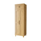 Light Wood Finish Wardrobe Armoire Traditional Wardrobe Cabinet Clearhalo 'Armoires & Wardrobes' 'armoires_wardrobes' 'Bedroom Furniture' 'furn' 'furn_armoires_wardrobes' 'Furniture' 1200x1200_9cdd82e5-4152-49e0-a5b9-1e293669a393