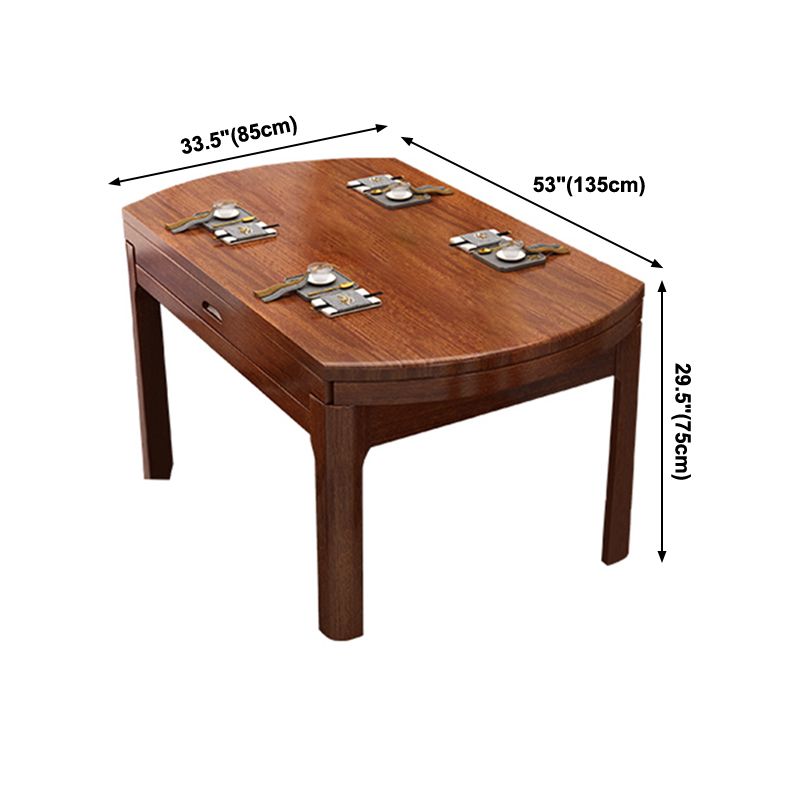 Solid Wood Mid-Century Modern Table Wood Top Table for Dining Room Clearhalo ' dining_table' 'Dining Tables & Seating' 'Dining Tables' 'furn' 'furn_dining_table' 'Furniture' 'furniture_dining_table' 'Kitchen & Dining Furniture' 'kitchen&dining_furn' 'kitchen' 'kitchen_dining_table' 1200x1200_9cdf1b45-1dbf-42ab-9098-53f7a23876e6