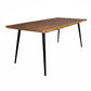 Minimalist Solid Wood Rectangle Shape Dining Table Brown Kitchen Dining Table with 4 Legs Base Clearhalo ' dining_table' 'Dining Tables & Seating' 'Dining Tables' 'furn' 'furn_dining_table' 'Furniture' 'furniture_dining_table' 'Kitchen & Dining Furniture' 'kitchen&dining_furn' 'kitchen' 'kitchen_dining_table' 1200x1200_9cdf5c10-ea73-4430-bea3-6c0bc2405017