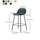 Modern Armless Backrest Counter Stool Iron Living Room Bar Stool with Pedal Clearhalo 'Bar Furniture' 'Bar Stools' 'bar_stools' 'furn' 'furn_bar_stools' 'furniture_bar_stools' 'Kitchen & Dining Furniture' 'kitchen&dining_furn' 'kitchen' 'kitchen_furn' Furniture' 1200x1200_9ce08d1c-b939-4ec3-9c30-3f7e1891dca4