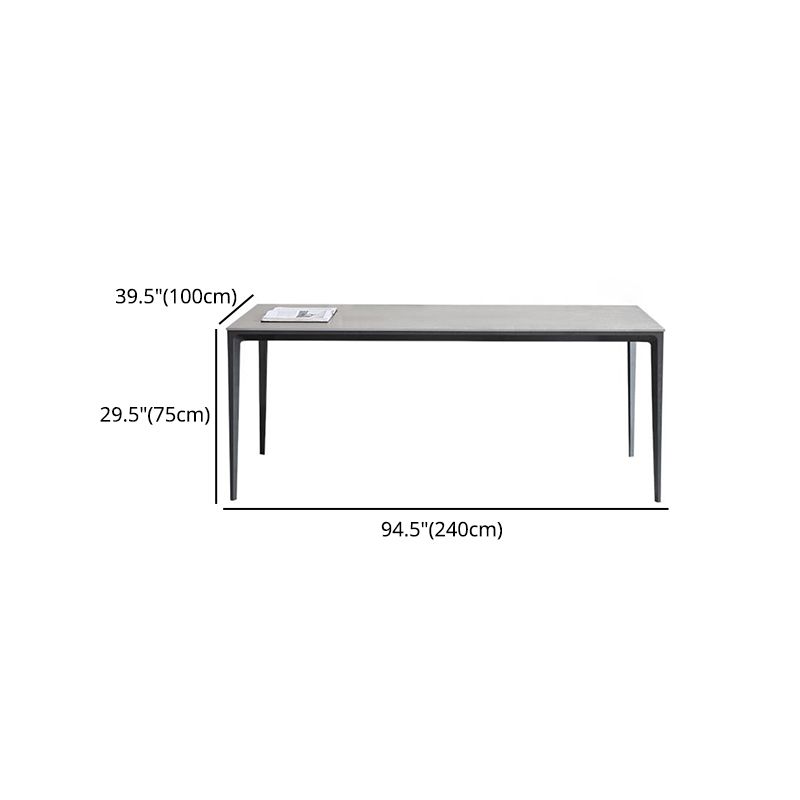 1/3/4/5/7 Pieces Modern Dining Set with Grey Top Table and Leather Chairs Dinette Set Clearhalo 'Dining Room Sets' 'Dining Tables & Seating' 'dining_room_set' 'furn' 'furn_dining_room_set' 'Furniture' 'furniture_dining_room_set' 'Kitchen & Dining Furniture' 'kitchen&dining_furn' 'kitchen' 1200x1200_9ce2fb75-d950-49c1-80e7-a7176d325fbf