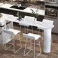 Modern Marble Pub Table with Specialty Table Top Double Pedestal Table- 41.3" H Clearhalo 'Bar Furniture' 'Bar Tables' 'bar_tables' 'furn' 'furn_bar_tables' 'Furniture' 'furniture_bar_tables' 'Kitchen & Dining Furniture' 1200x1200_9ce344fe-c4bf-4b4b-b1a2-351f58cdf170